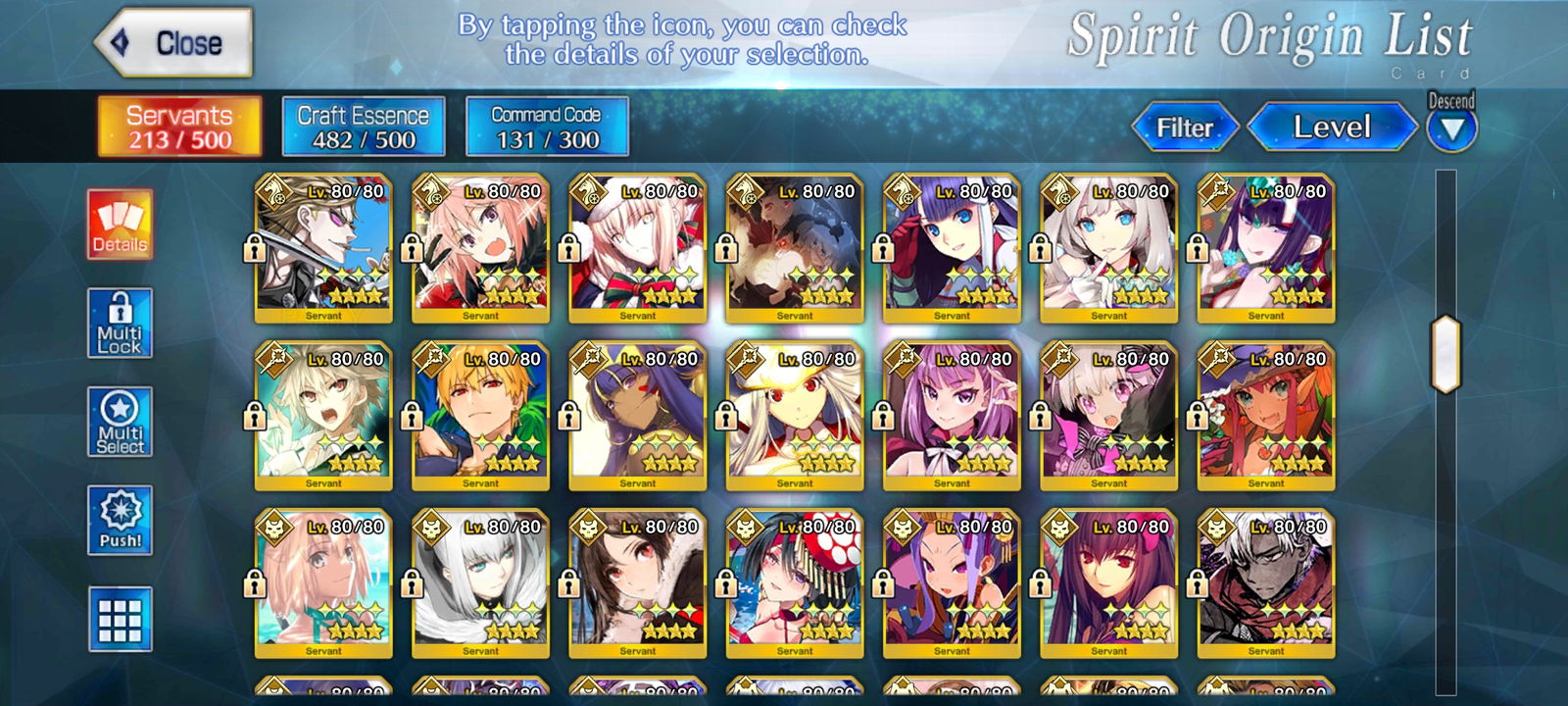 Selling FGO NA Endgame Account 28 SSR 1000 Saint Quartz EpicNPC