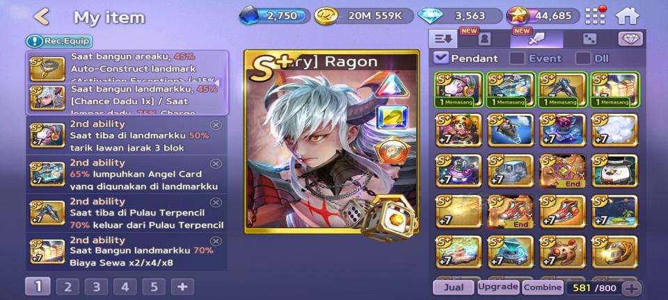 SOLD Line Let S Get Rich Sea Account Legendary Artemis Ragon Evo