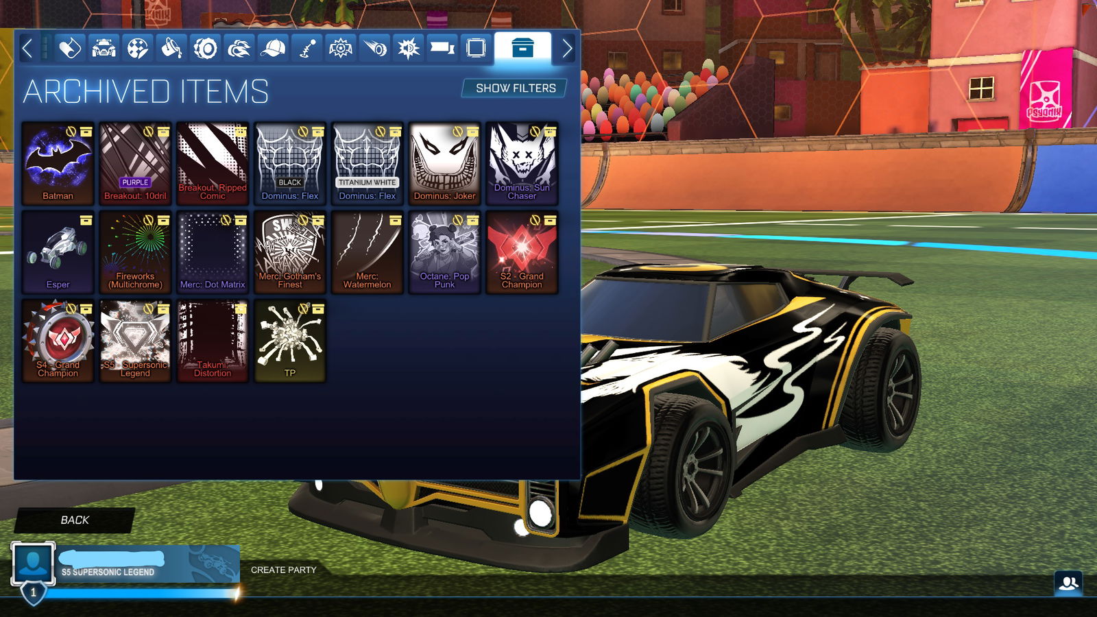 Sold Rocket League Account Epic S Ssl Hoops And Normal Title