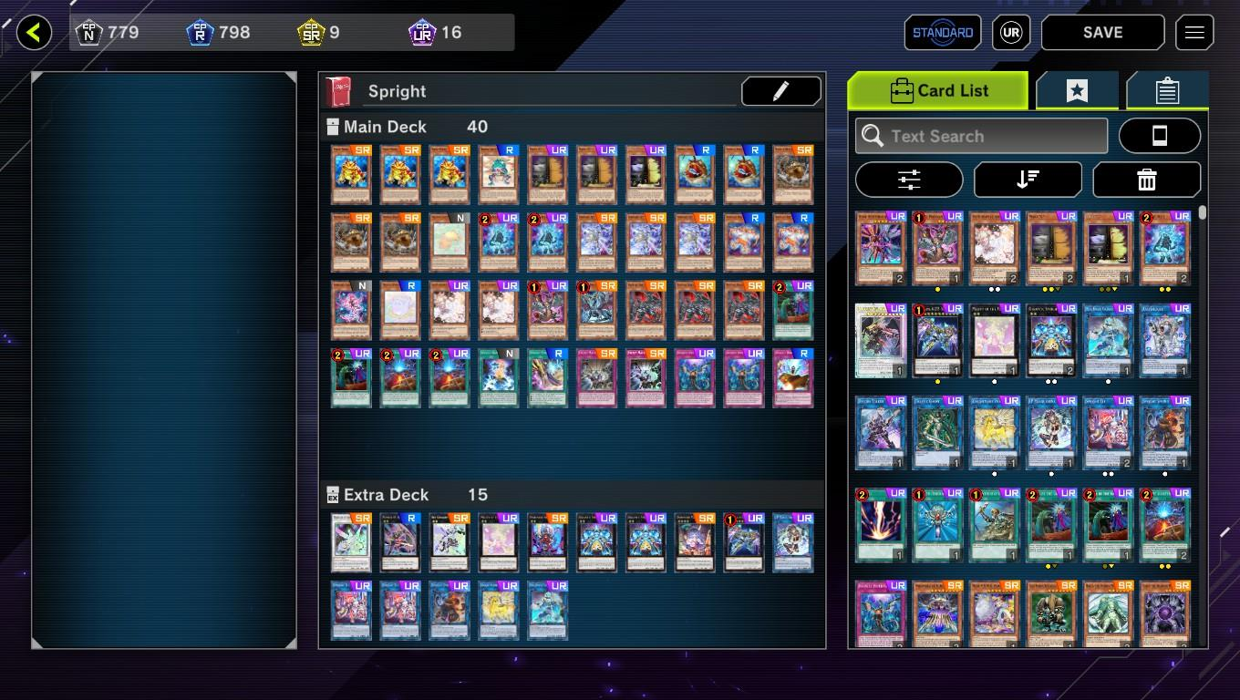 Tier Spright Deck Competitive Version Sprind Bystials New