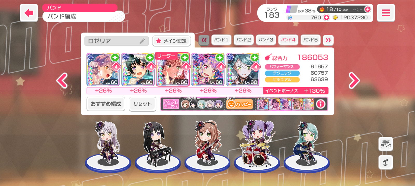 Selling Bang Dream Jp Lv Whale Account With And