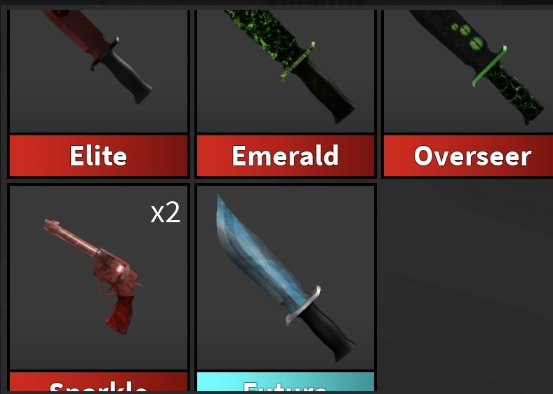 Roblox Murder Mystery 2 MM2 Frostbite Godly Knife and Guns