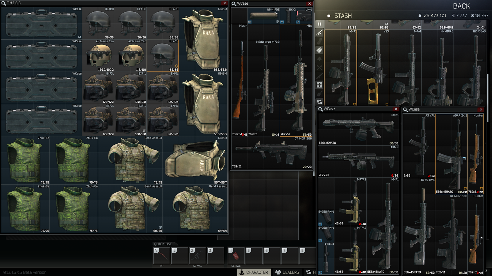 SOLD Escape From Tarkov EoD account Lvl33 70M stash & high end
