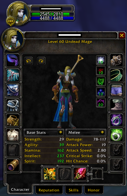 Selling] 🍀 (tbc) lvl 70 - undead - mage - kara attuned - 60% flying mount  - professions- no boost 🍀