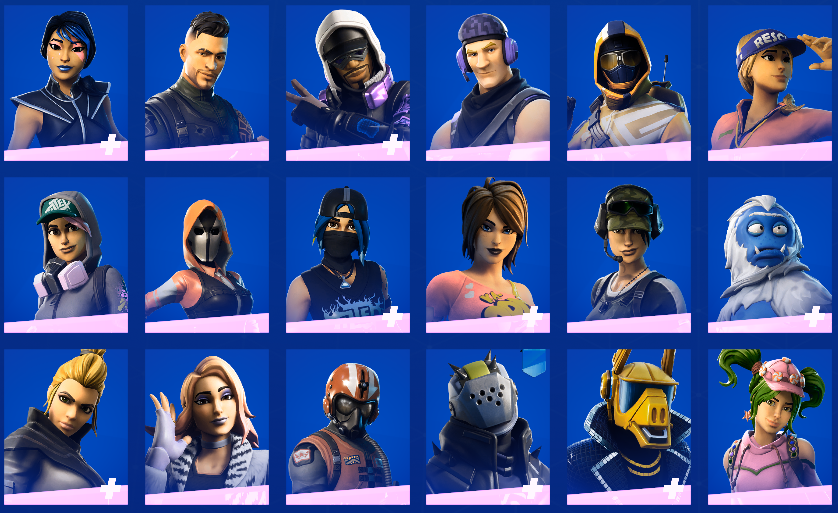 Fortnite OG season 2 skins, Season 3-11 all battle pass skins,Minty ...