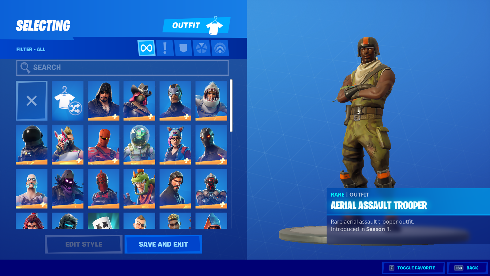 SOLD - Selling OG Aerial assault trooper account - EpicNPC