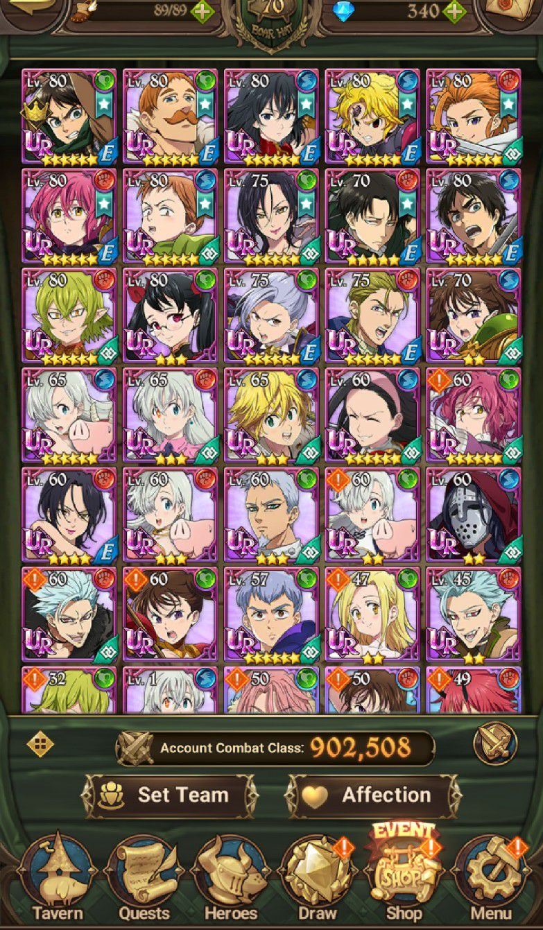 SOLD - [Global] Complete AOT Collab | 160k++ CC | 340++ Dia | Have ...