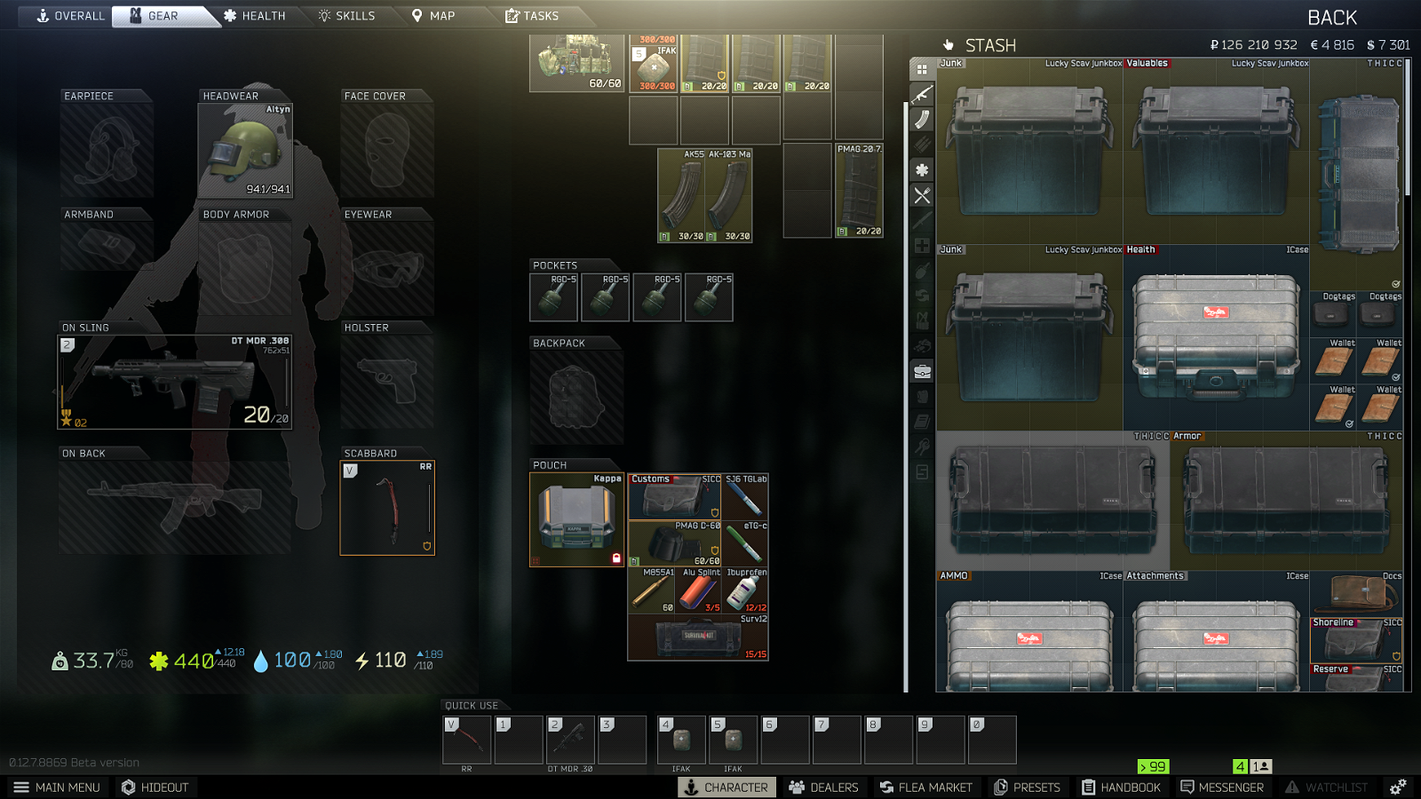 Scold ventilation Influential SOLD - Edge of Darkness EFT Account w/ Kappa Container, Maxed Hideout, 190+  Mill - EpicNPC