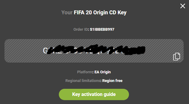 Fifa 20 Origin Online CD Key
