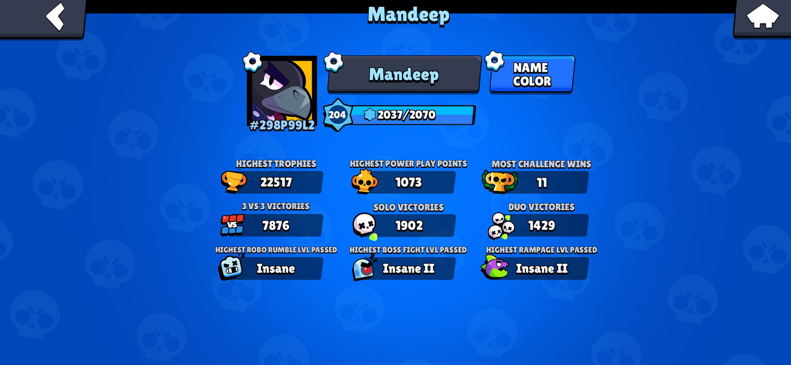Selling Brawl star max account in cheap EpicNPC