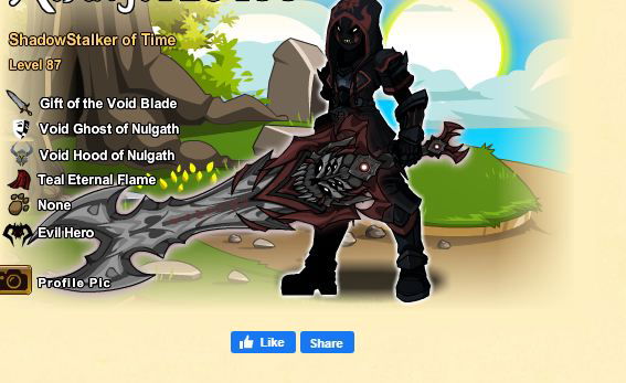 Selling - {AQW} Selling Cheap Hardcore Based Account (All Endgame Items) -  EpicNPC