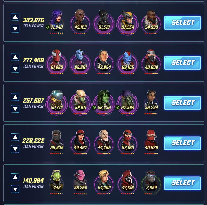 10.4M Marvel Strike Force Account for Sale EpicNPC