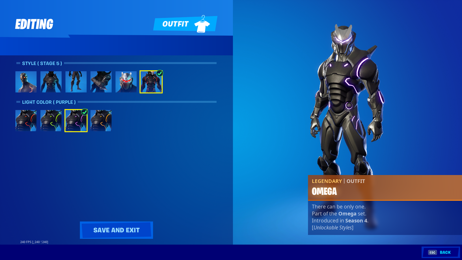 Selling S4 maxed Battle Pass account including maxed Omega OG