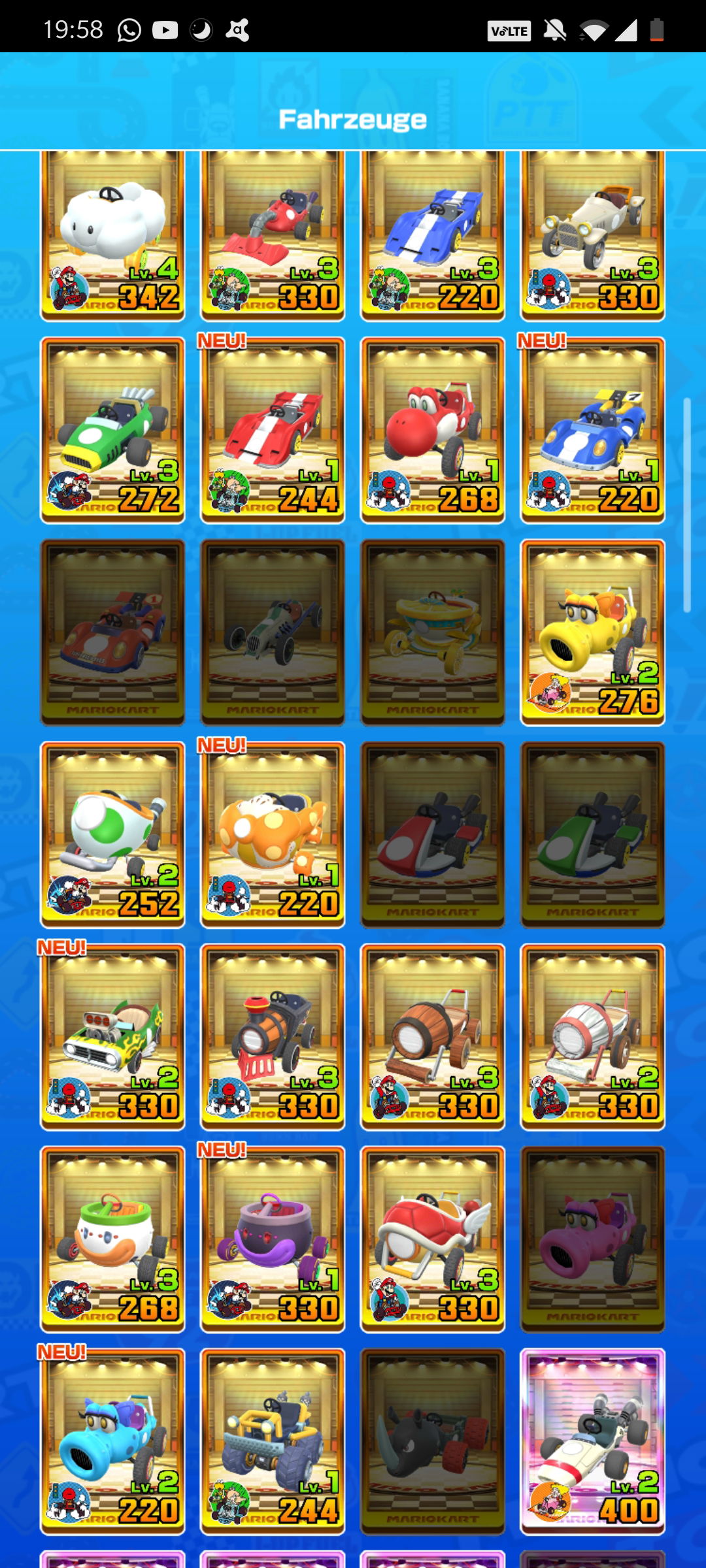 mario kart tour account