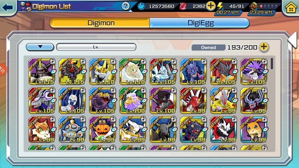 Digimon ReArise Global PvP Tier List - Mega Digimons