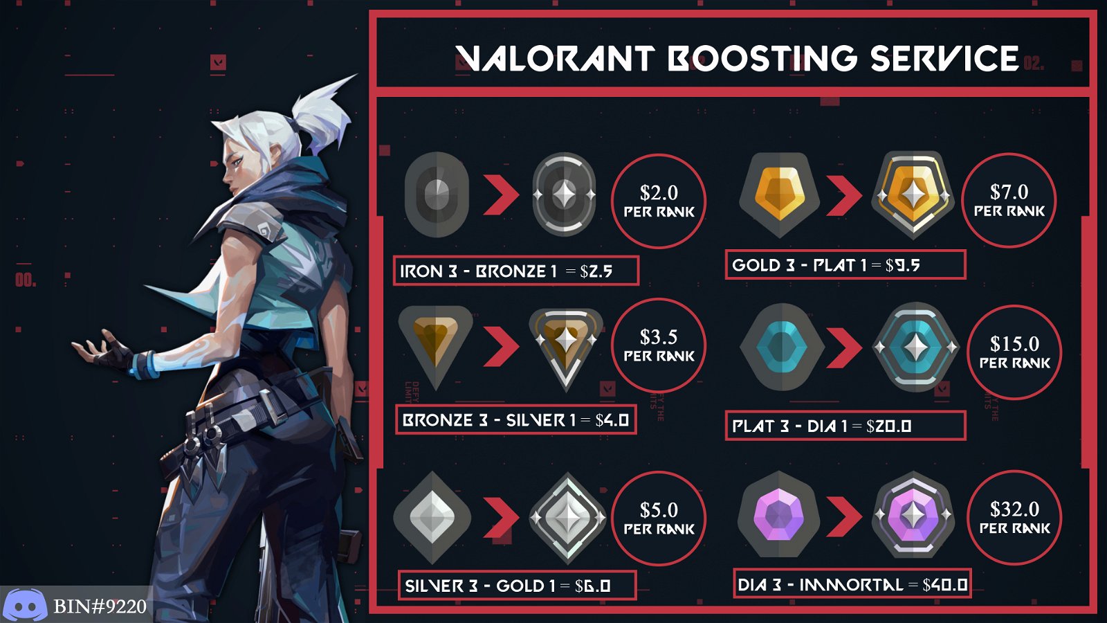 Elo Boost - Rank Boost Valorant - Solo Ou Duo - DFG