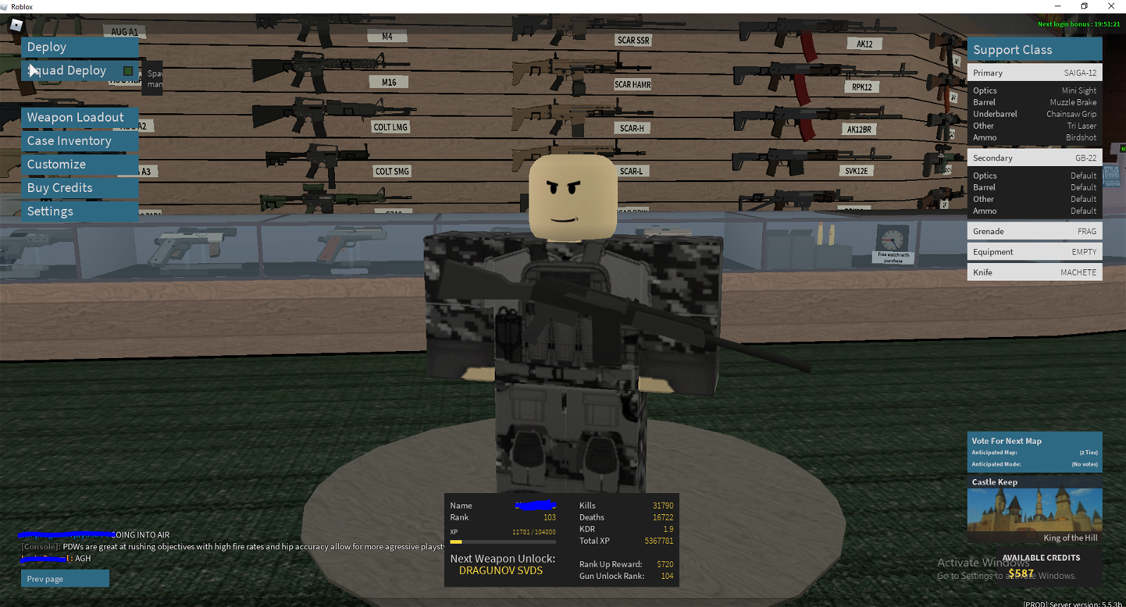 SOLD - Selling High Rank Phantom Forces Account - EpicNPC
