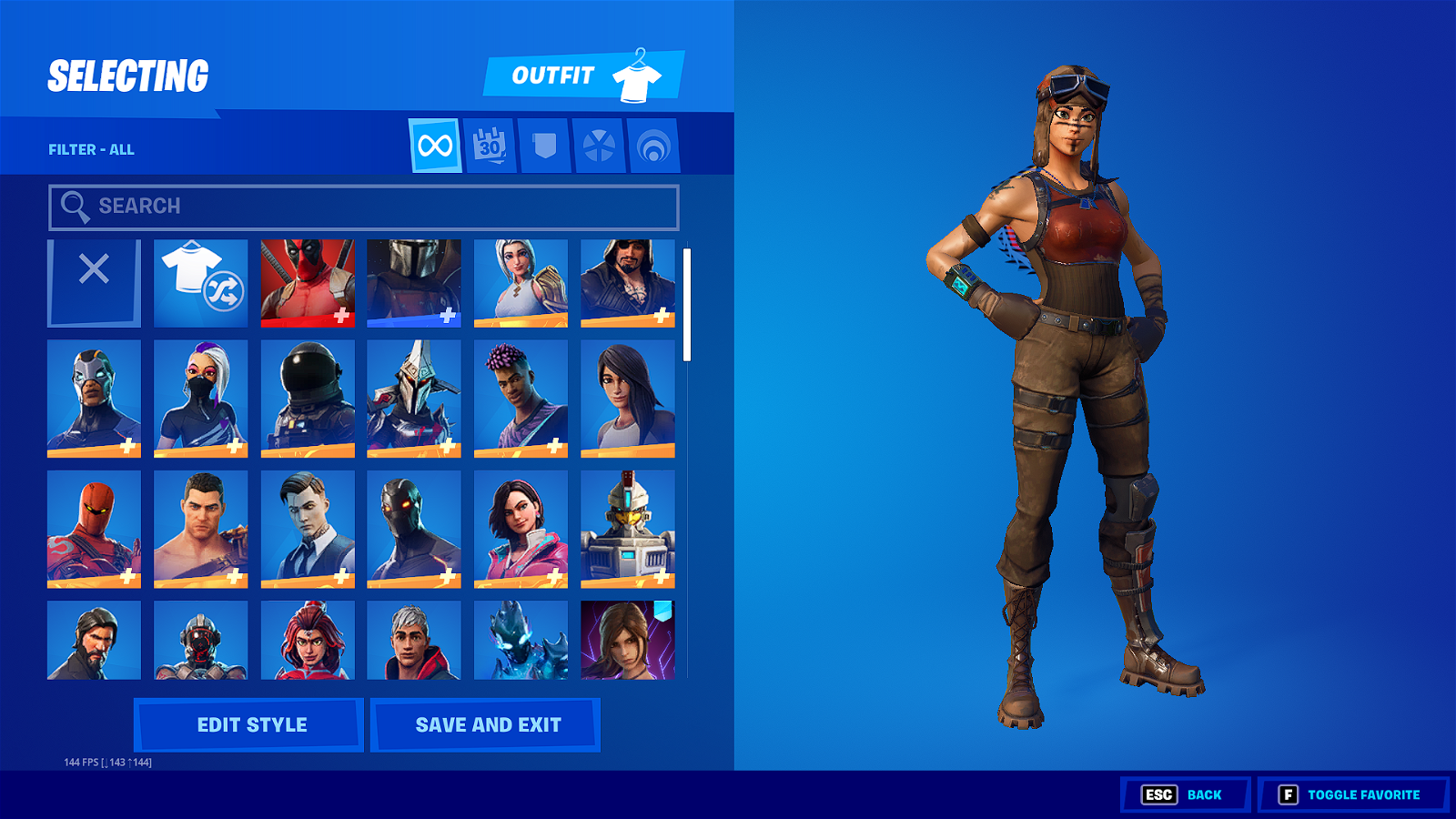 Selling - Fortnite renegade raider account 100+ skins with proof Price: Best Offers -