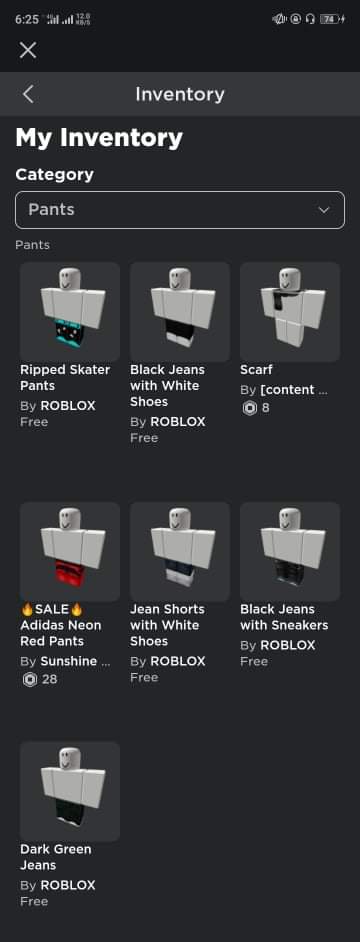 SOLD - Roblox account (RICH IN GAMES)👌 check the screenshots, no pin