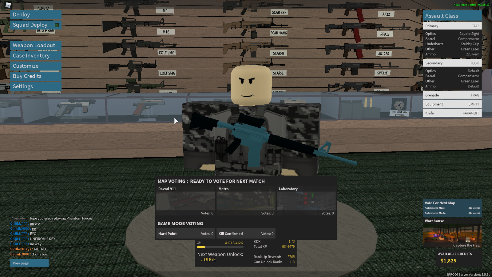 Selling - Selling my Phantom Forces account (RANK 202) - EpicNPC