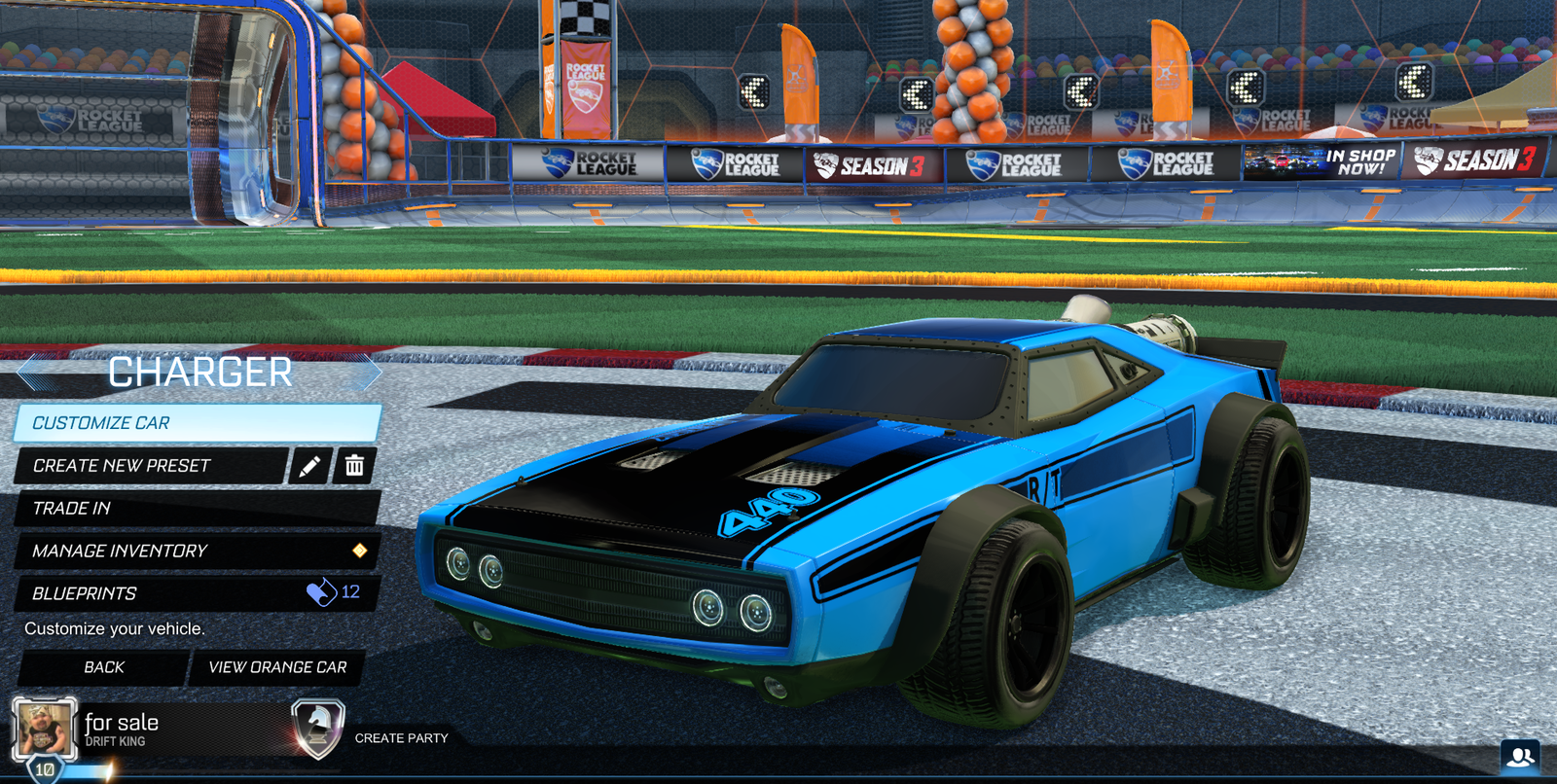 Selling - Rocket League - Nissan Skyline - Ice Charger - Mclaren .T-  Account - EpicNPC