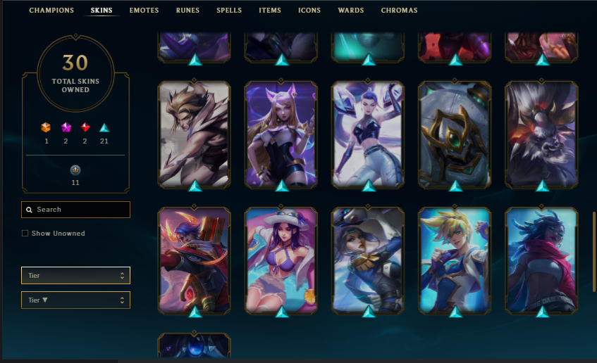 GARENA SG/MY/ID LOL ACCOUNT LEVEL 30/UNRANKED/30K BE/UNVERIFIED $7.99 EACH  : r/Garena