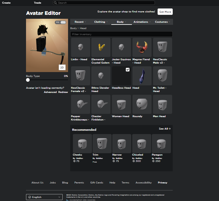 SOLD - Roblox account with headless and korblox - EpicNPC