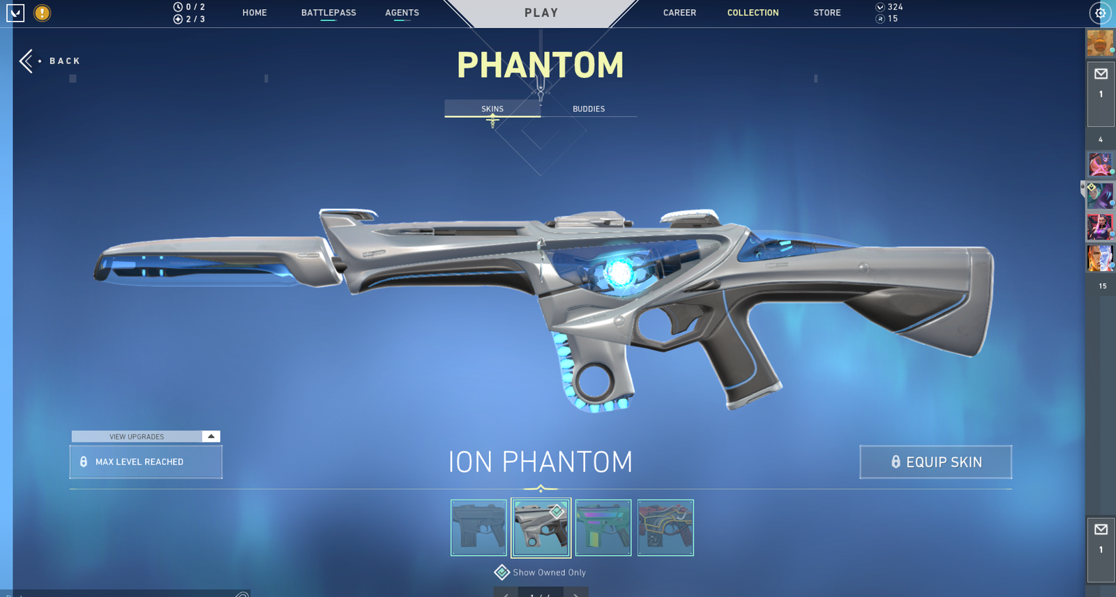 SOLD - [NA] Plat 3 + Sovereign Melee + Ion Phantom + Origin Vandal ...