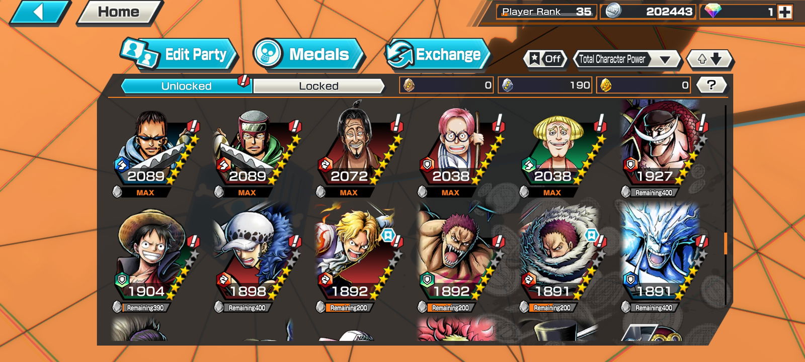 SOLD - Selling❗ One Piece Bounty Rush Account 2 Extreme (Roger Max and  Oden Max) - EpicNPC