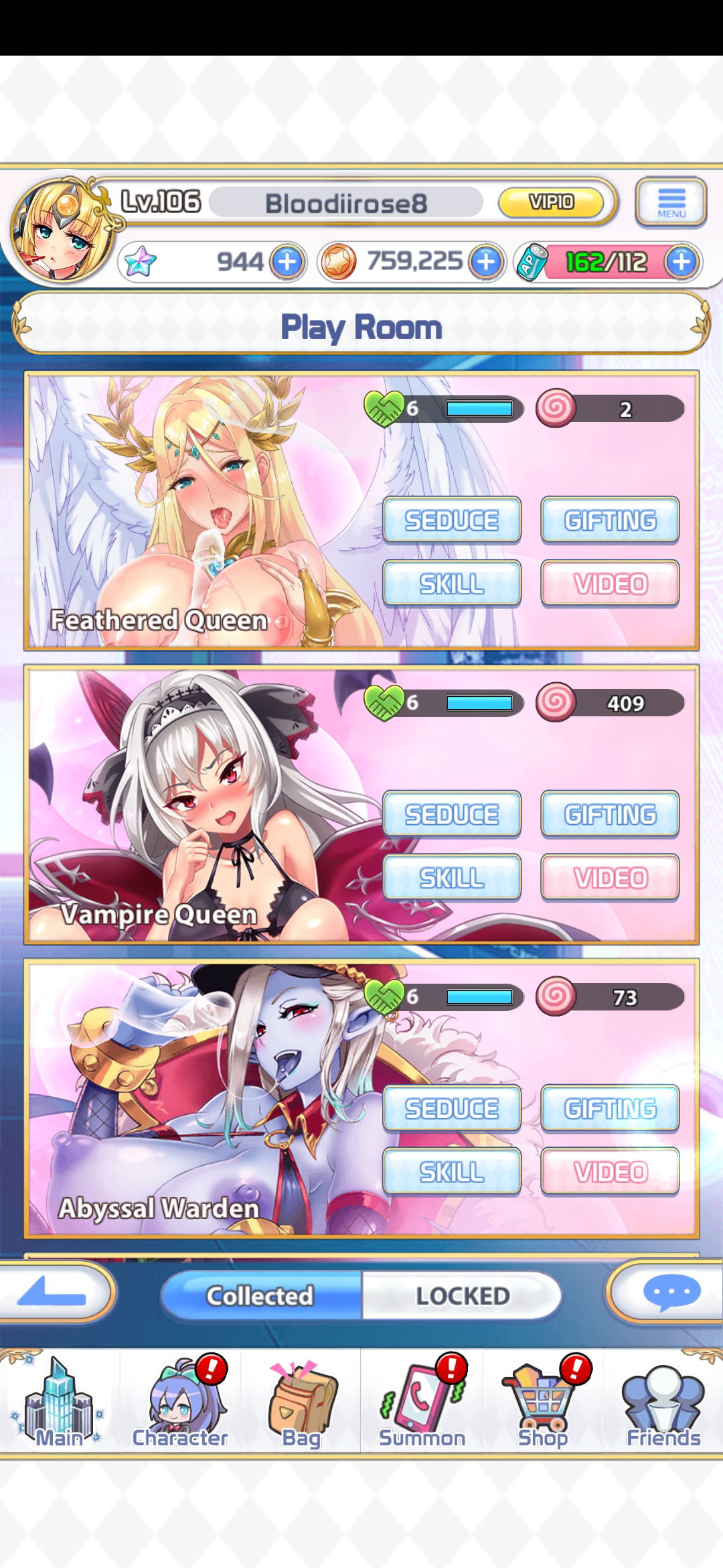 SOLD - Selling Nutaku Account, Main Game Project Qt - EpicNPC