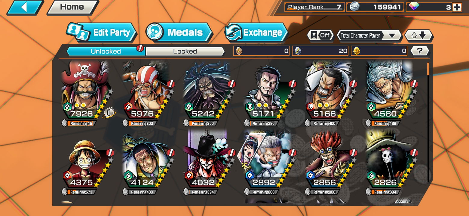 one piece bounty rush account