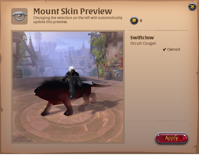 Albion Online - Claim the new Steelplate Cougar mount skin