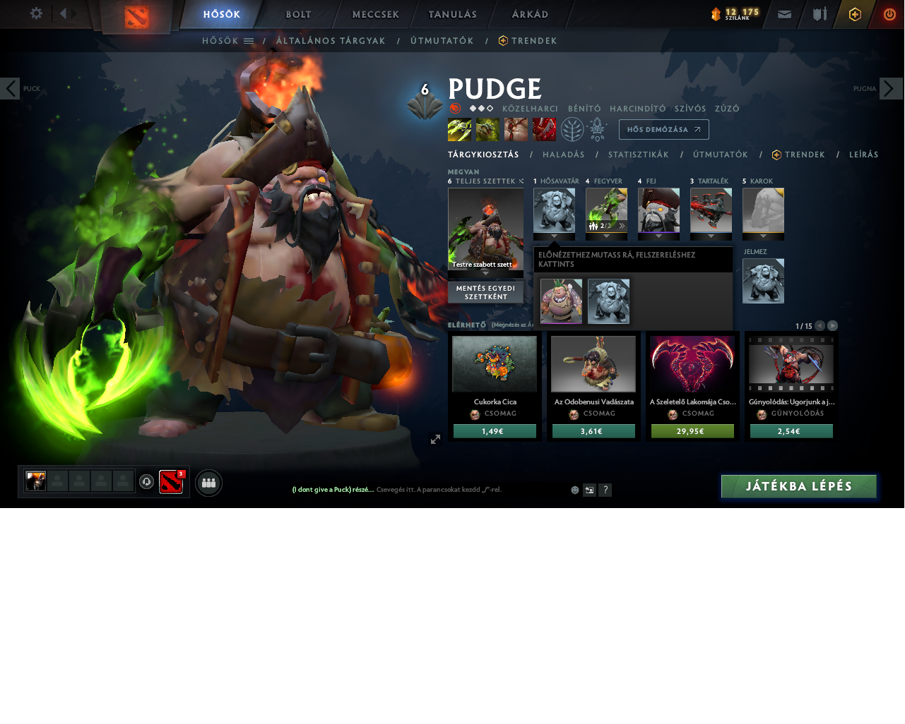 Dota 2 Pudge Mix Set