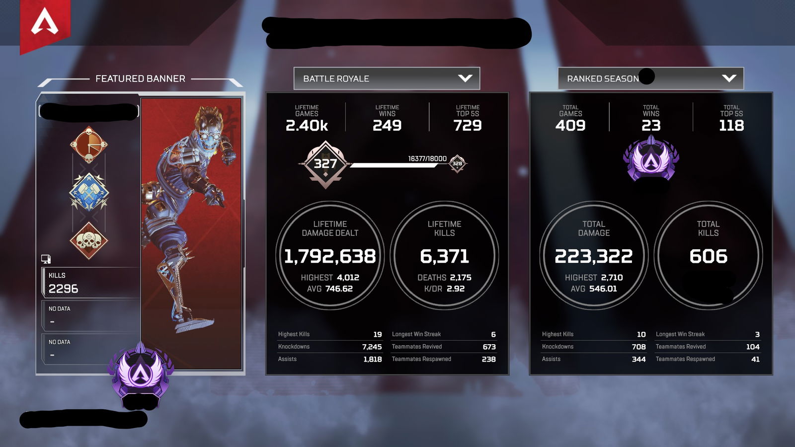 [S11] Apex Legend | Pro Boosting Rank Badges, ect