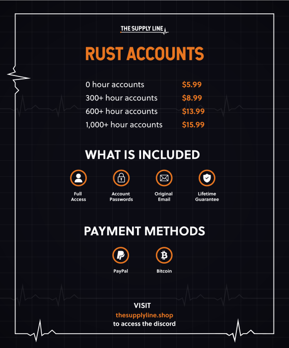 Cheap Rust Accounts With Hours Starting From $5.99 - EpicNPC