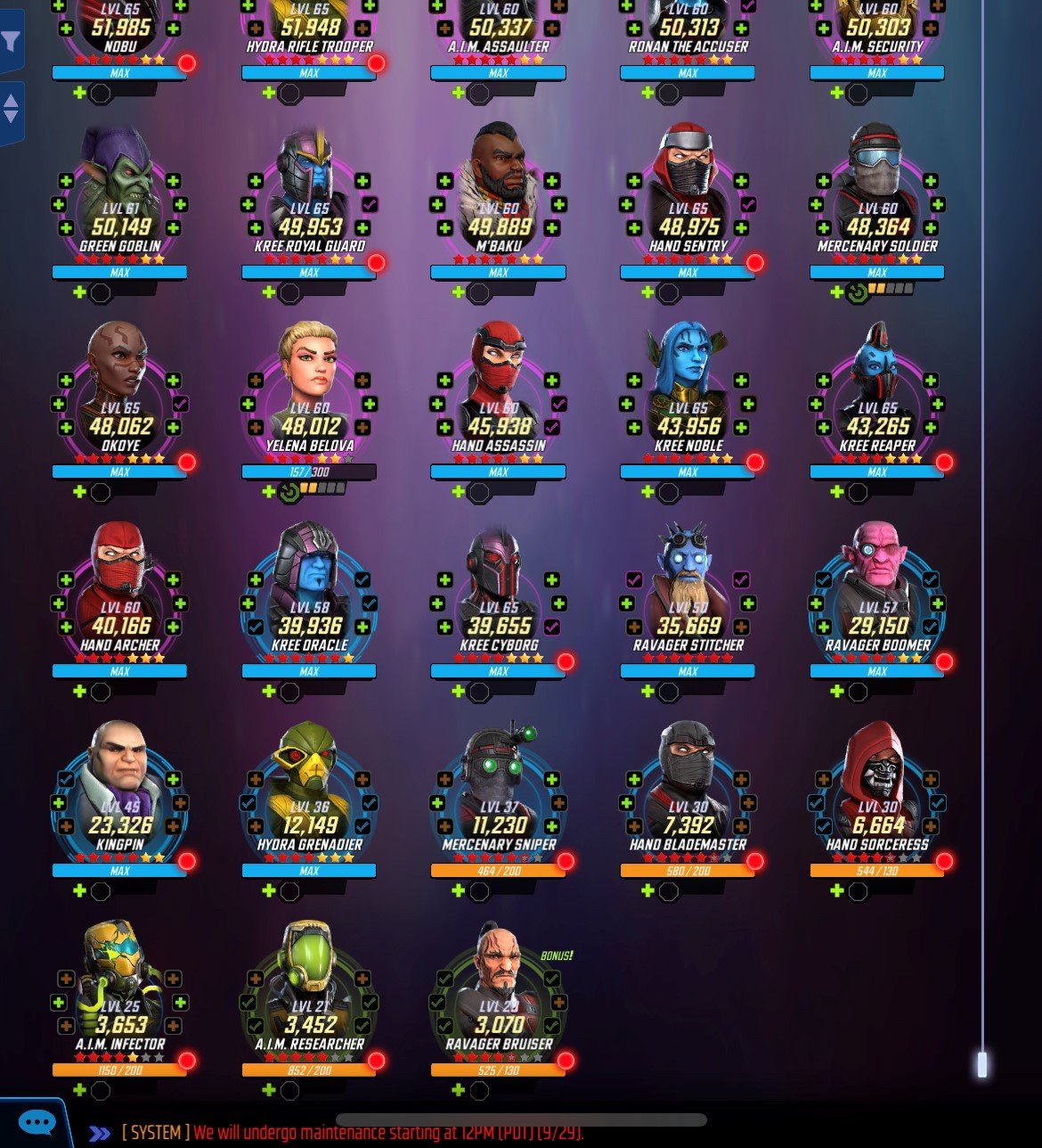 Marvel Strike Force Tier List [September] 2023: MSF Tier List