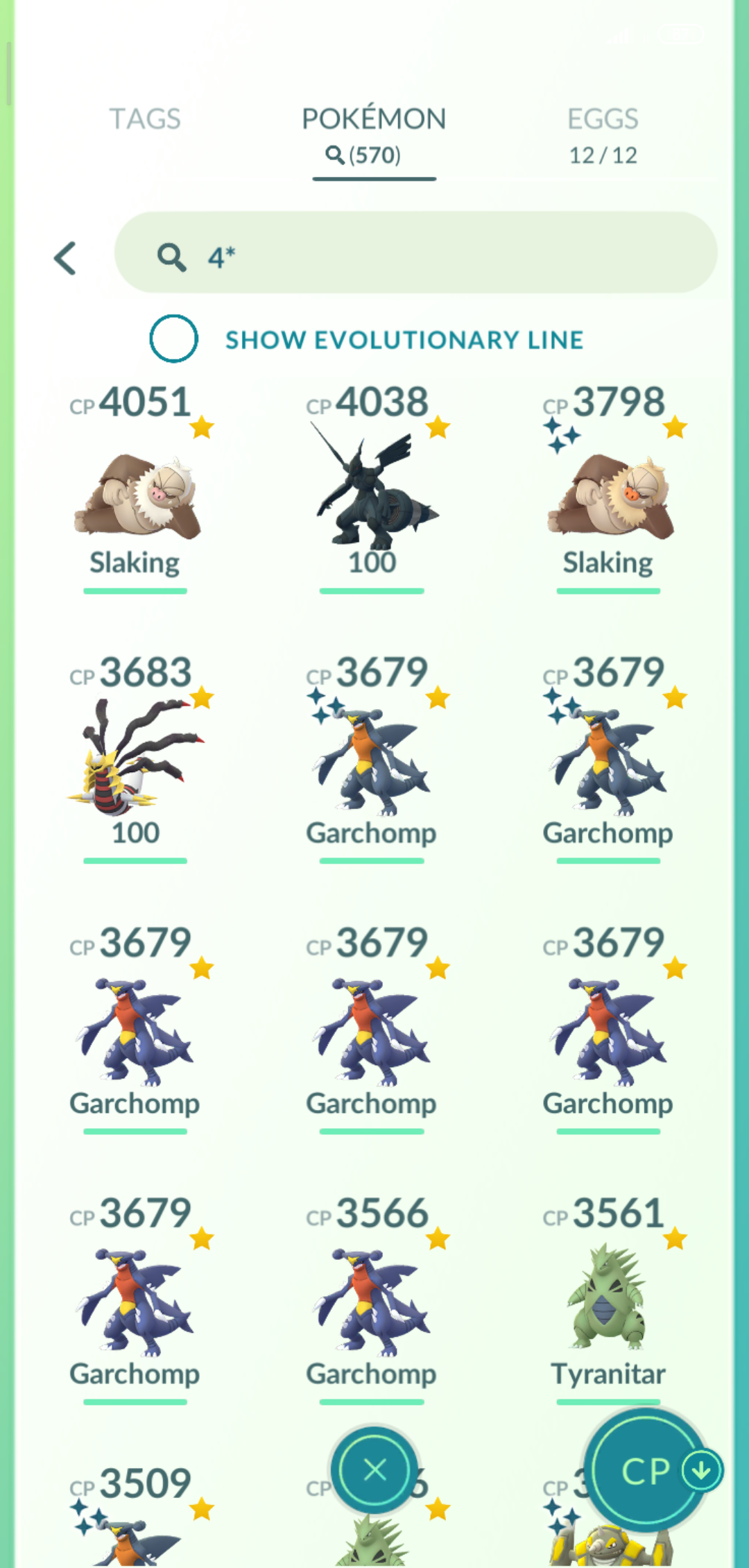 ELITE 2016 Pokémon Go Account. Level 50. 507 Hundos. 131 Shundos