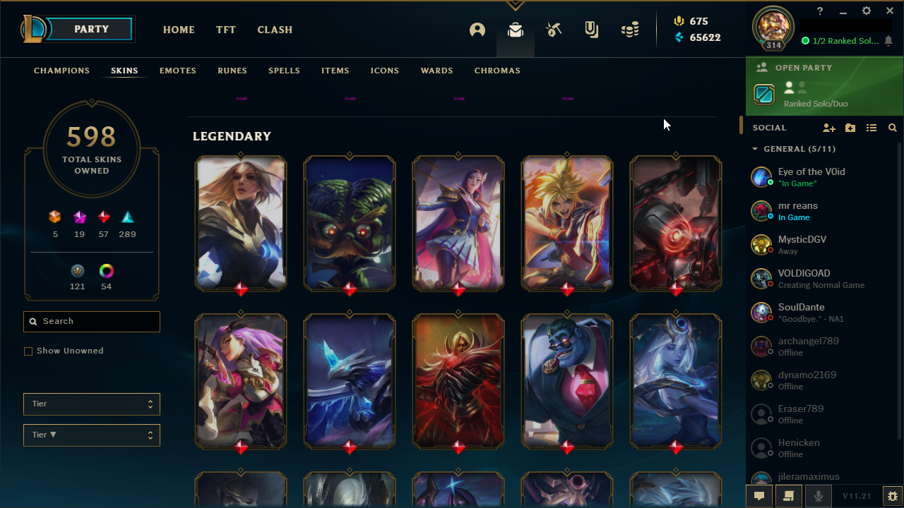 Selling - My League of Legends NA Lvl 30 Account: 63 Champions, 25 Skins,  Rare Runes 1500 ELO - EpicNPC