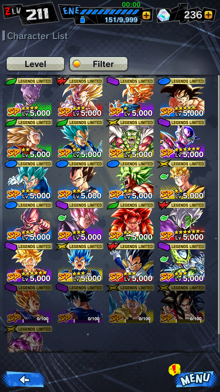 Dragon ball legends account