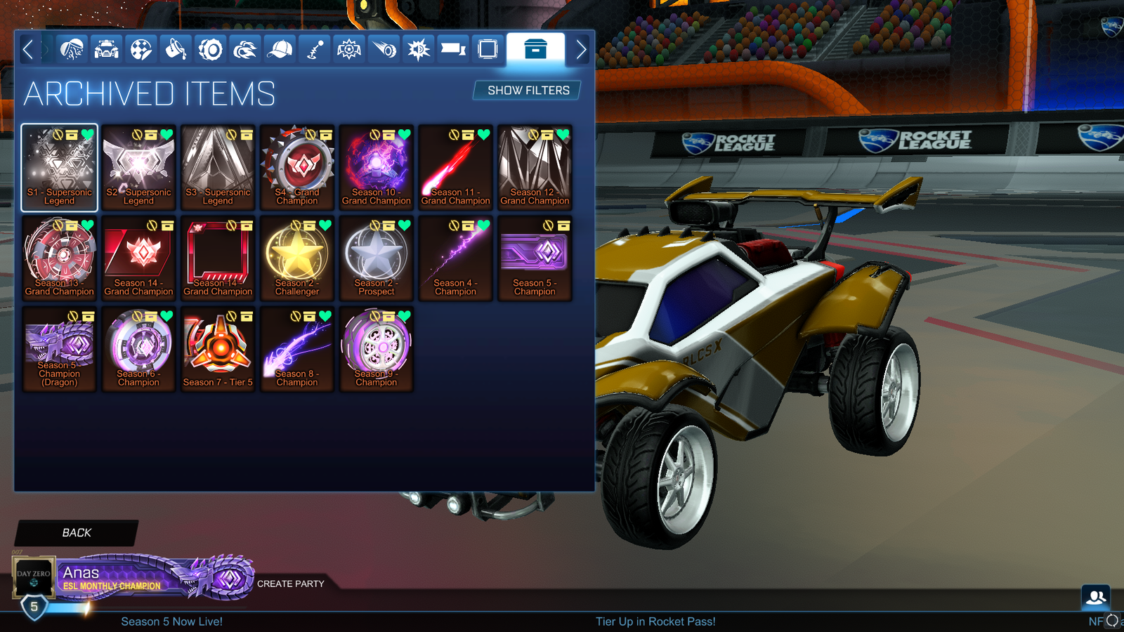 Selling - Rocket league Ranked - Tournaments win - Free Rewards - EpicNPC