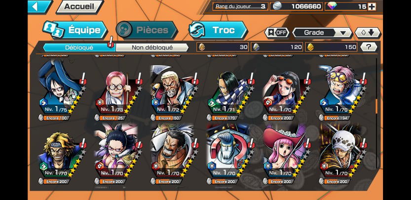 ONE PIECE Bounty Rush EX Yamato Starter Account - ( Global