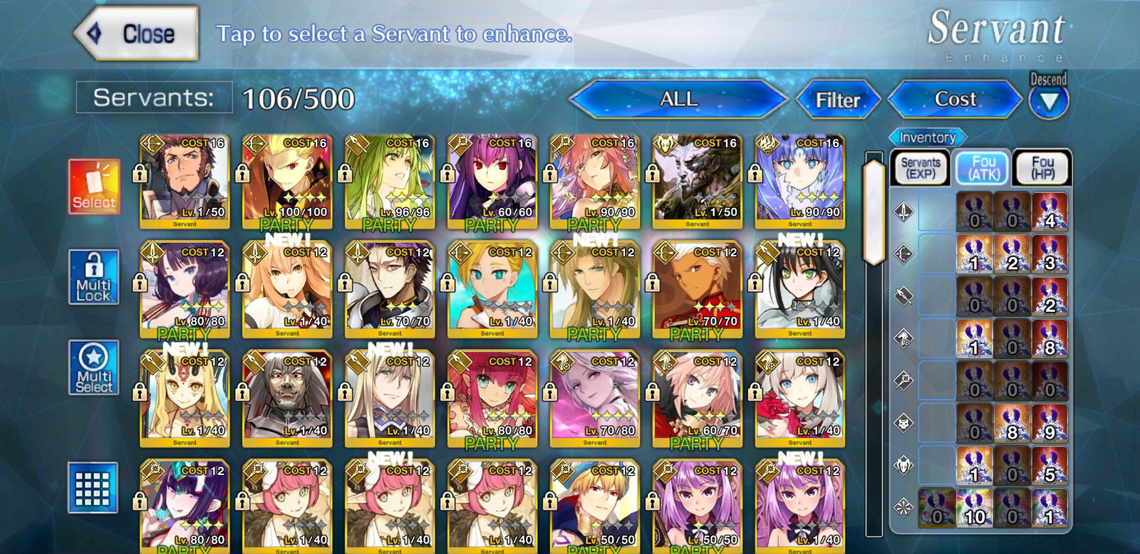 SOLD - Pro account, Gilgamesh, Enkidu, Tamamo, Ishtar, 2 Kaleidoscope ...