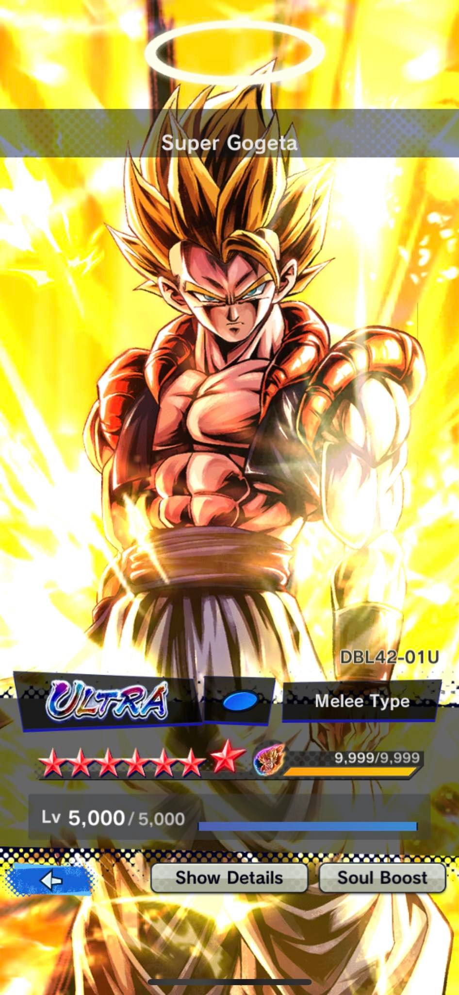 Super Gogeta (DBL42-01U), Characters, Dragon Ball Legends