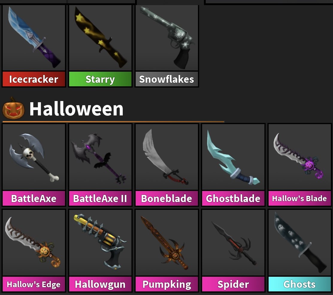 Trading peppermint + eggblade for Hallow's Blade