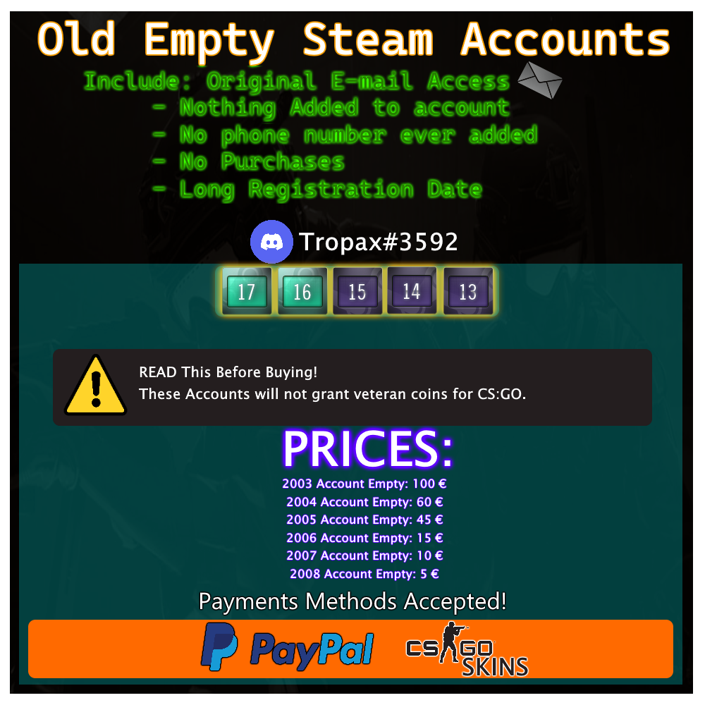 15 Oldest Steam Accounts Ever Created 