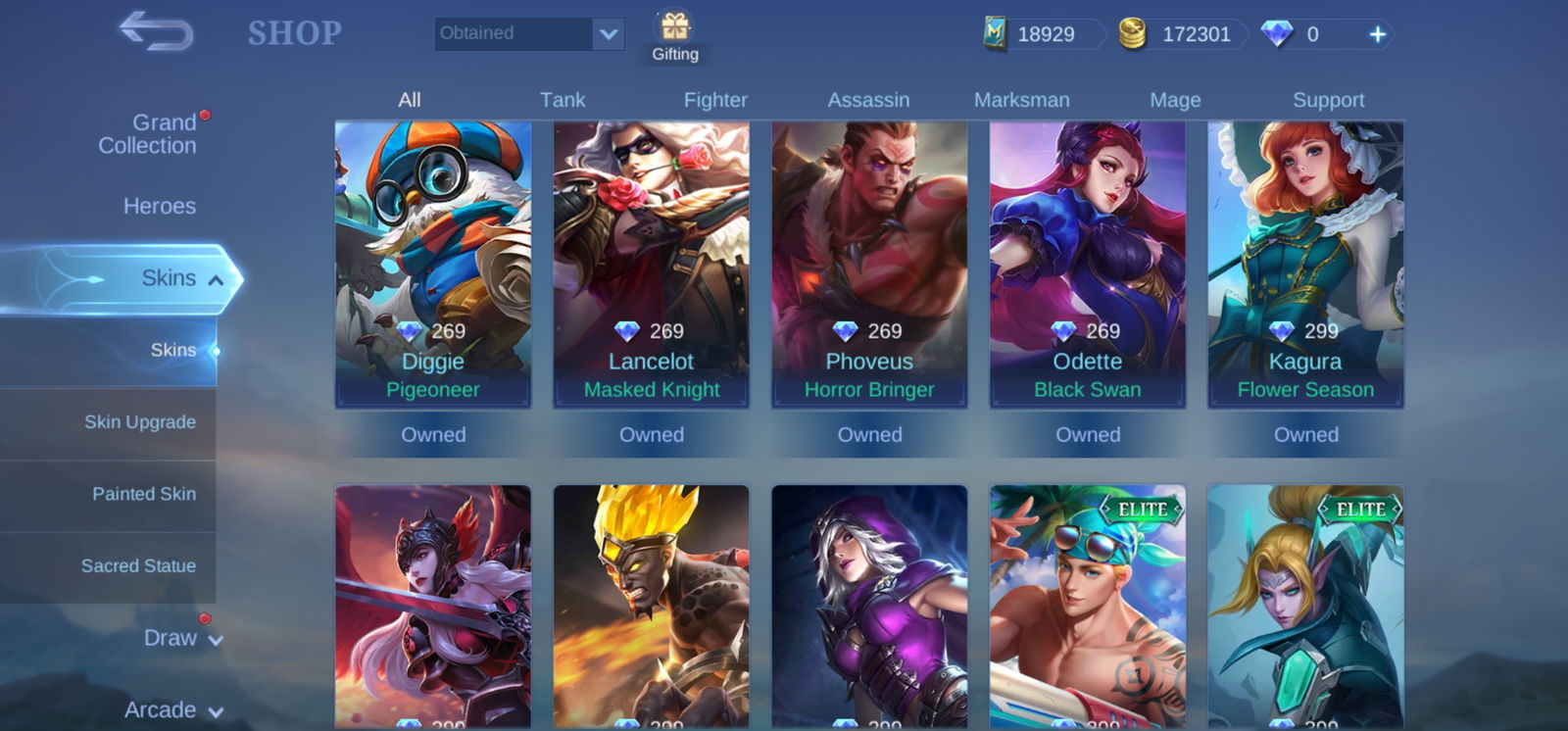 Conta mobile Legends, +300 skins, High - Mobile Legends - GGMAX