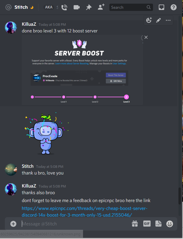 Server Boosting - Buy a Level – Discord