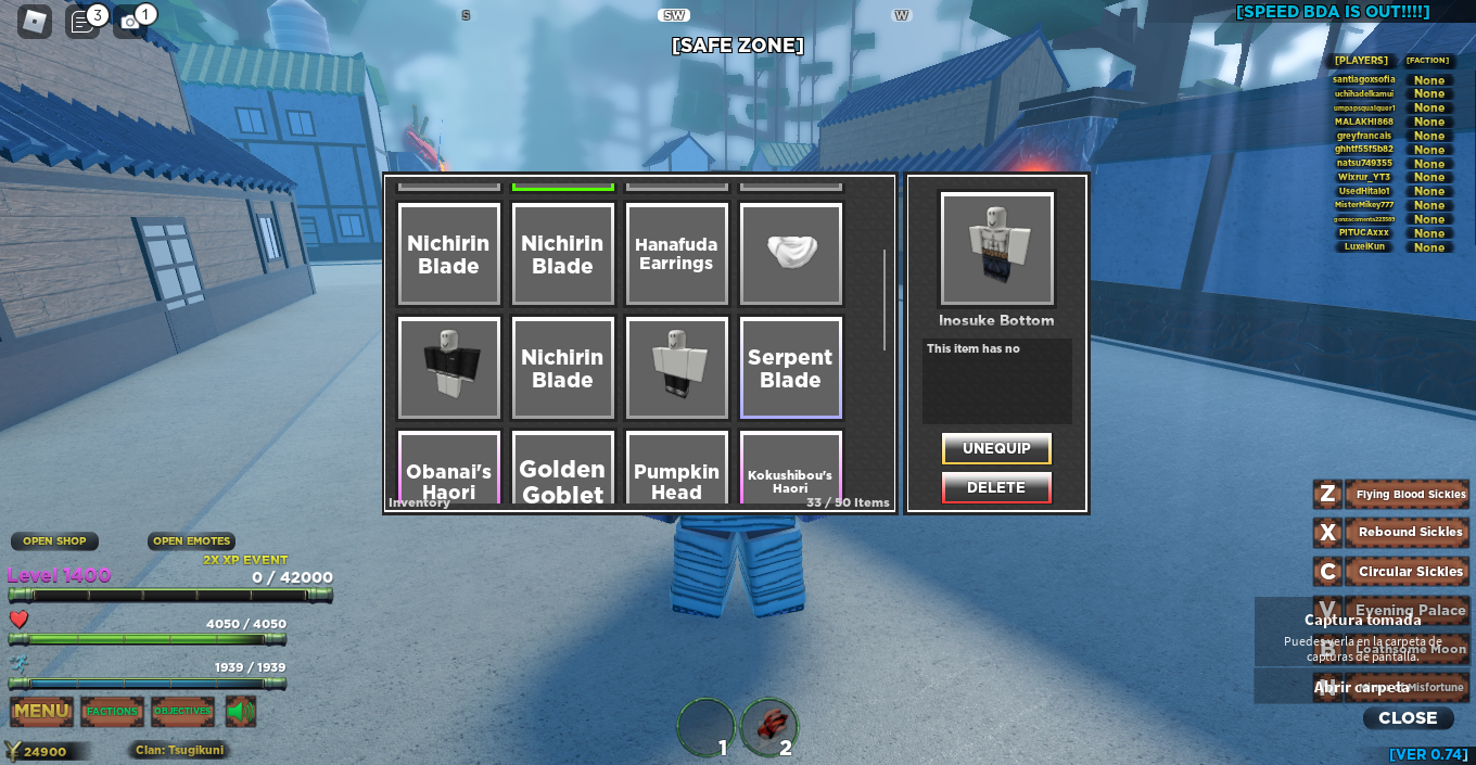 SOLD - Selling Roblox Account (Max Blox Fruits, King Legacy, Slayer  Unleashed, Etc.) - EpicNPC