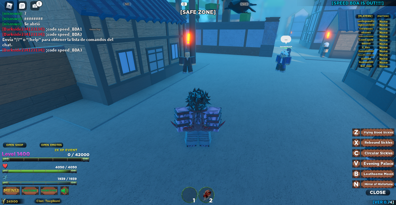 Roblox acc max in king legacy and blox fruit