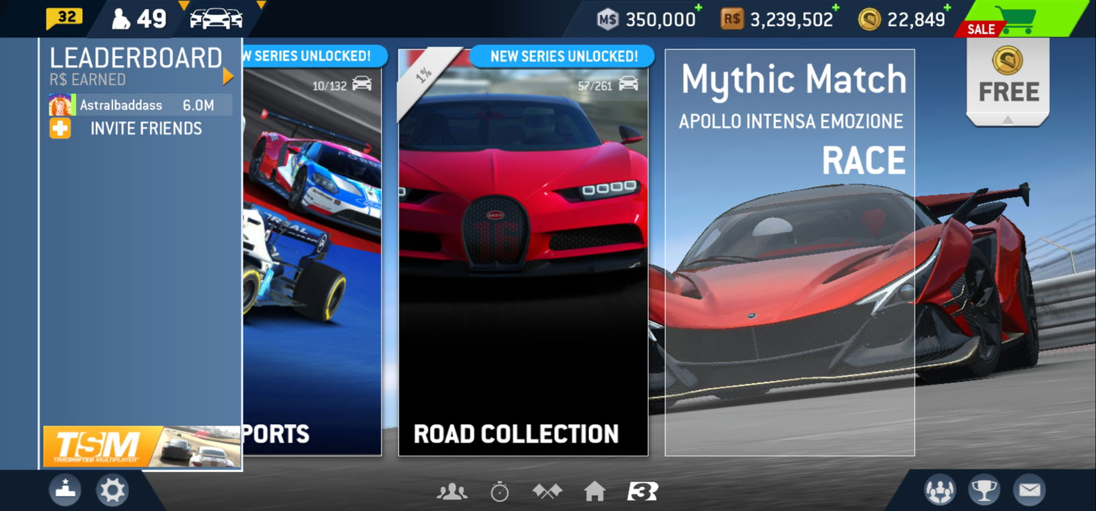 Selling - Real racing 3 account on a sale (not hacked account) , With more  than 22k gold - EpicNPC